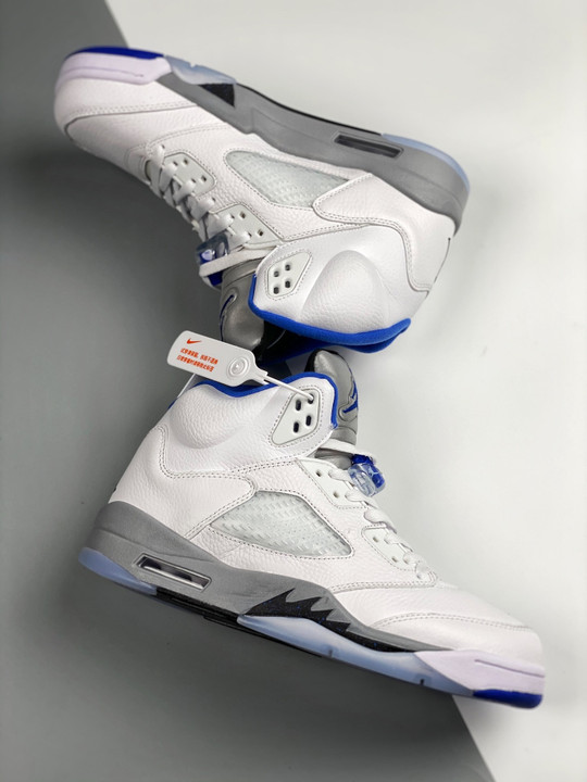 jordan 5 stealth 2.0 white hyper royal